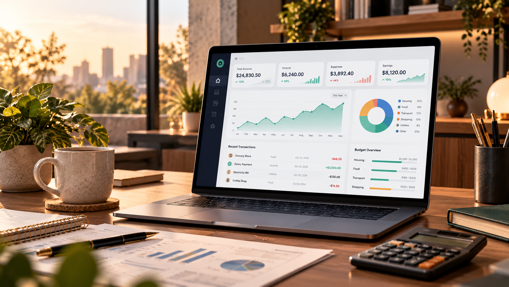 Artistieke impressie van ezAccounting